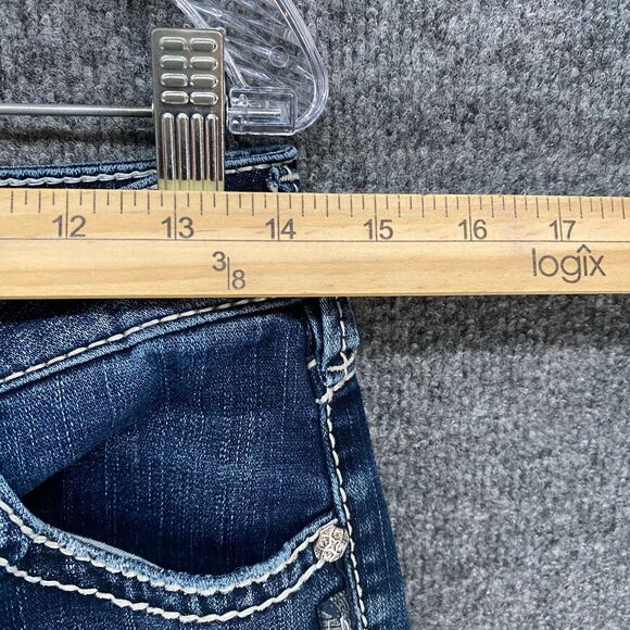 Silver Jeans Womens 27 Blue Natsuki Mid Rise Bootcut Ladies Casual Western Ranch - Picture 8 of 10